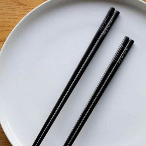 Stylish Healthy Chopsticks Stainless Steel Kitchen Chopsticks Deep-Fried Hot Pot Long Chopsticks Home Restaurant Use