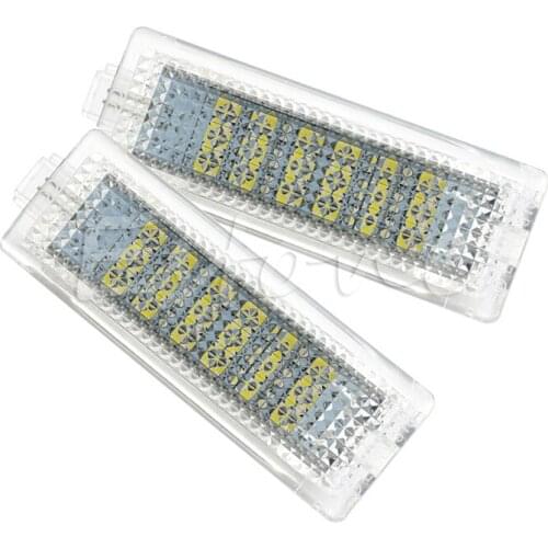 2xLED Footwell Under Door Courtesy Light No Error For BMW E82 E90 E92 E60 E65 X5