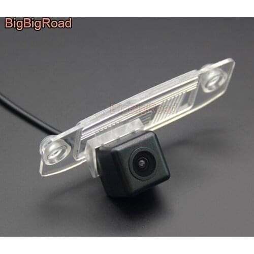 BigBigRoad For Kia Sportage R Carens Borrego Sorento Opirus Mohave K3 Ceed HD CCD Car Reverse Back up Parking Rear View Camera