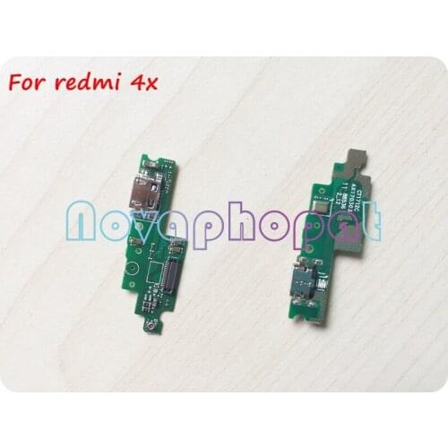 Novaphopat Charging Flex for Xiaomi Redmi 4X Charger Connector Micro USB Dock Port Flex Cable Microphone Replacement