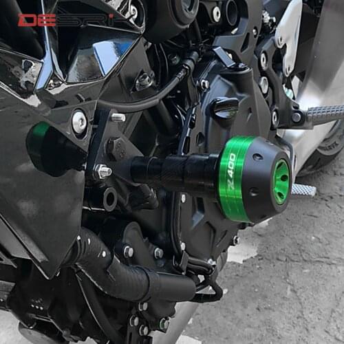 DESRIK For KAWASAKI Z400 Z 400 2018 2019 2020 Motorcycle Falling Protection Frame Slider Fairing Guard Anti Crash Pad Protector
