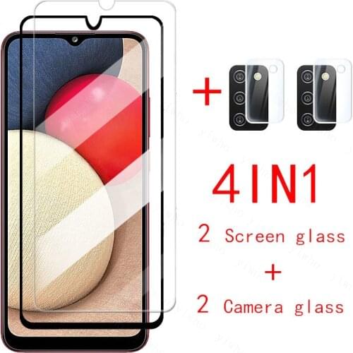 Protector glasss for Samsung Galaxy A02S Screen protector A 02S A02 S A 02 S Samsun A12 A 12 Camera Lens Protective Cover Film