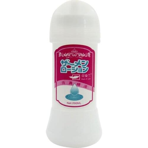 1PCS Imitation Semen Sex Lubricant 200ml Anal Lubricant, Thick Water-based Sex Oil,Vaginal and Anal Gel, Sex Products for Adults