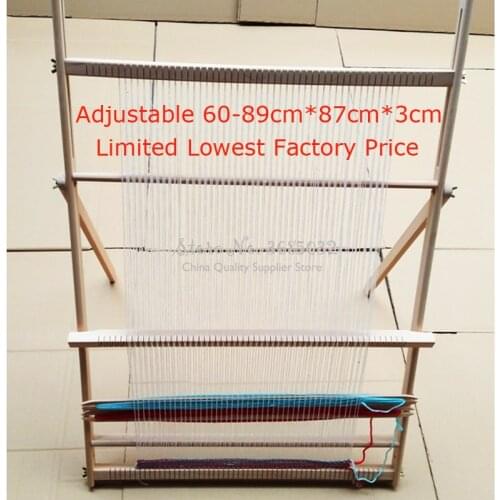 15%,Hand-made looms DIY lifting Tapestry Loom Large frame knitting machine with Smooth surface Beech wooden 89*87cm