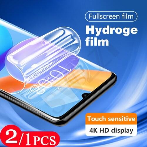 2/1Pcs cover for Honor play 5 5T Youth 4 4T pro 3 3E X10 Max 9A 9x lite 9c 9N 9i hydrogel film phone screen protector Not Glass