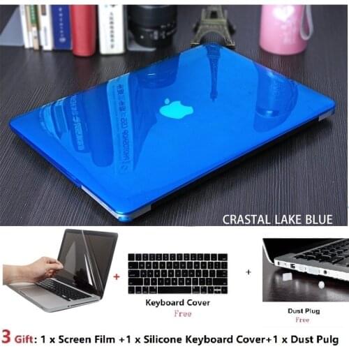 Laptop Case Keyboard Cover Screen Film Dust Pulg For Old MacBook Pro 15 Inch CD-ROM (Model: A1286, Version 2012/2011/2010)