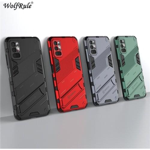 Holder Case For Xiaomi Redmi Note 10T Cover For Redmi Note 10T Kickstand Shockproof Back Cover For Redmi Note 10 Pro 10T Fundas