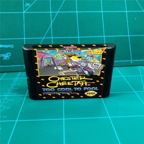 CHESTER CHEETAH - 16 bit MD Games Cartridge For MegaDrive Genesis console