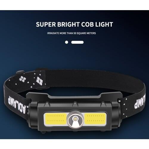 LED XPG+COB Headlamp Headlight 7 Modes Waterproof Camping Outdoor Work Lights Zoom Outdoor Lighting Waterproof Lamp