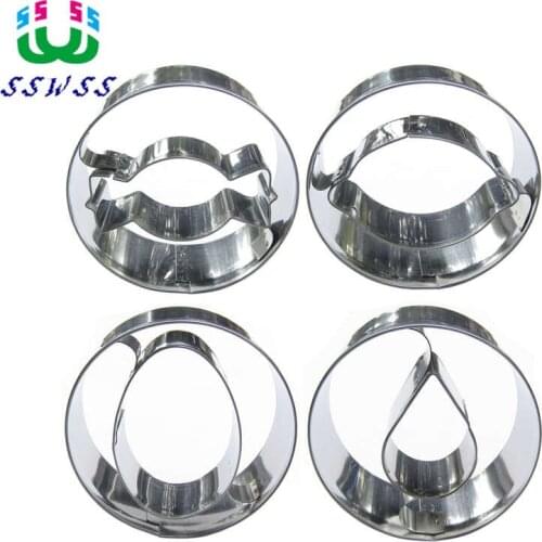Circular Cake Decorating Fondant Cutters Tools,Plants And Fruits And Vegetables Food Cookie Baking Molds,Direct Selling