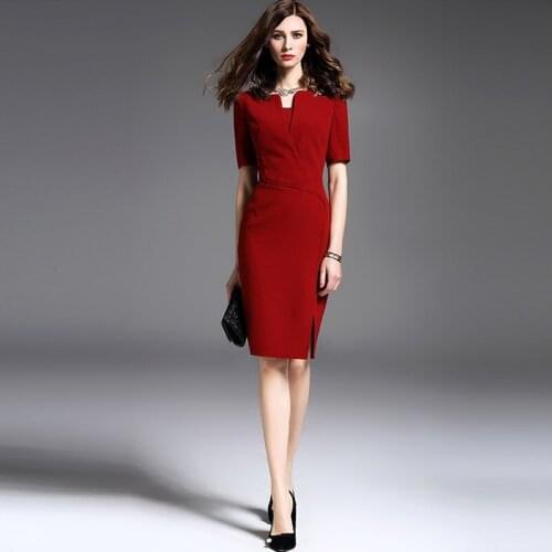 Summer Business Formal One-piece Dress,Women Civility Formal Dress,Office Lady Formal Occasion Clothes Dry Clean,X2