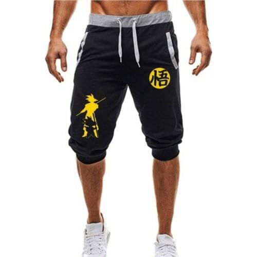Hot-Selling Summer New Mans Shorts Casual Shorts Fashion Goku print Sweatpants Fitness Short Jogger M-3XL