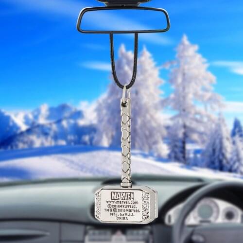 LightningThunderbolt bolt hammer Car Pendant Car Accessories Rearview Mirror Decoration Hanging Ornaments Anime Car Decor Gifts