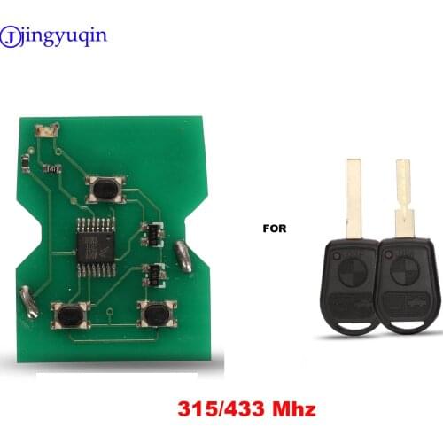 Jingyuqin 3B Remote Car Key 315/433 Mhz With ID44 Chip For BMW Z3 E31 E32 E34 E36 E38 E39 E46 Control Key