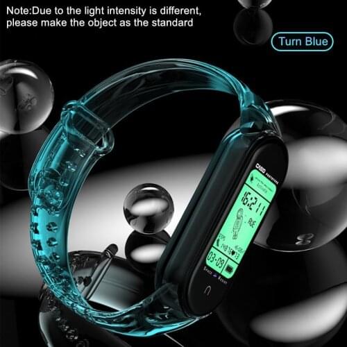 Transparent Strap For Xiaomi Mi Band 6 5 4 3 Changing Color In Sunlight Watchband for Mi Band 5 Bracelet for Mi Band 4 3 Strap