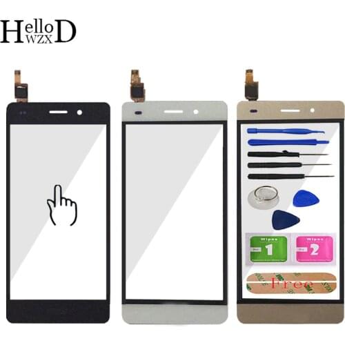 Mobile Phone Touch Screen Front Glass For Huawei P8 Lite Touch Screen Glass Digitizer Panel Touchscreen Lens Sensor