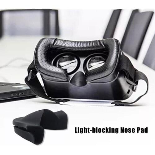 Smaet Vr Glasses Silicone Protective Pad Light-blocking Nose Pad Silicone Eco-friendly Pad for Oculus Quest VR Glasses Dropship