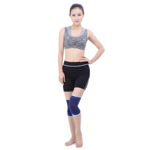 Knitted Outdoor Men and Womens Protective Gear for Mountaineering Running Sports Blue Knee Pads Leg Warmers 2021 Volleyball