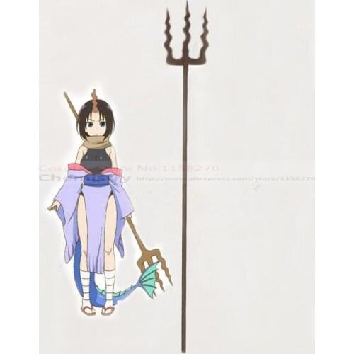 Miss Kobayashis Dragon Maid Elma Jouii Cosplay trident