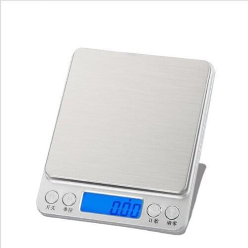 High Precision Measuring Tools Electronic Kitchen Scale Digital Food Scale 1kg/0.1g Stainless Steel Weighing Scale