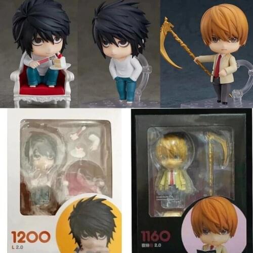 10cm Death Note Anime Figure Yagami Light 1160# Action Figure Death Note Yagami Light L Lawliet 1200# Figurine Model Doll Gift