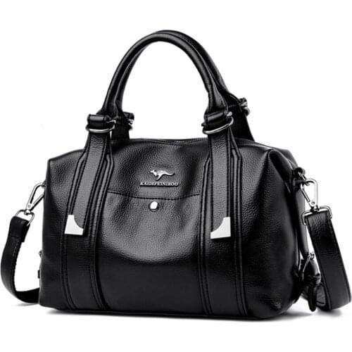 Top Quality Handbag Womens Large Capacity Shoulder Bag 2021 New Leather Big Handbag Brand Travel Messenger Bag Sac A Main Femme