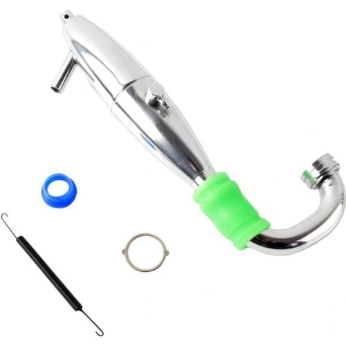 1Set HSP Model Car 1/8 Exhaust Pipe SH 21 28 Level Bq003 Engine Exhaust Tube for RC Cars Spare Parts