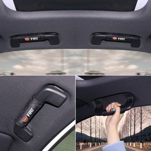 Car creative supplies roof pull gloves, car handle protection cover for Fiat punto abarth 500 stilo ducato palio bravo doblo
