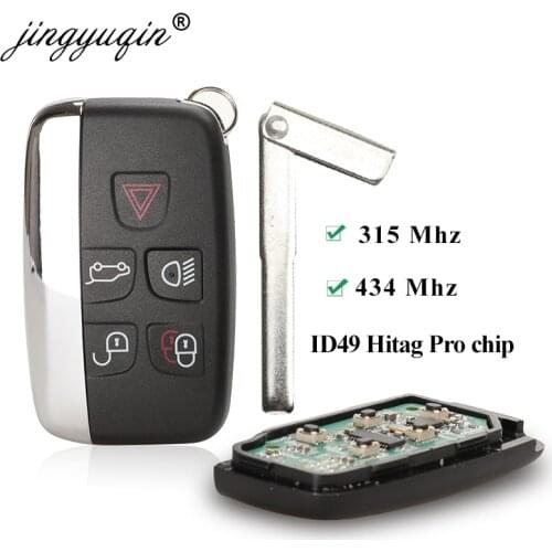 Jingyuqin 315/434MHz Car Remote Smart Key Fob fit Jaguar for Land Rover Discovery 4 Freelander Range Rover Sport Evoque NoLOGO