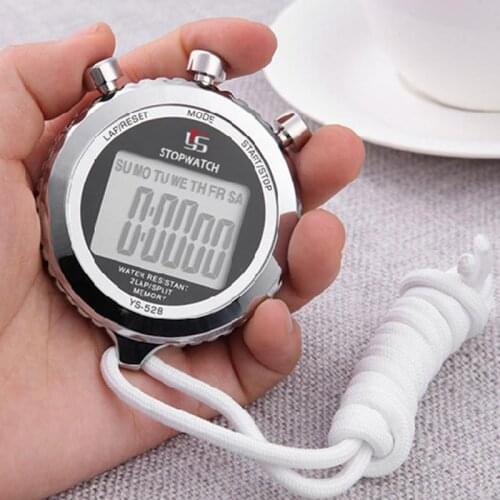 Silent Stopwatch with Light 0.01s Accuracy Countdown Timer Sports Stopwatch Newest