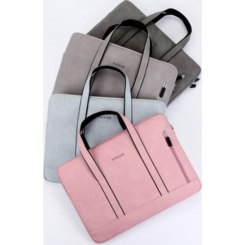 Briefcase for Microsoft Surface Pro 7 Plus 6 5 4 3 GO Lite 12 Laptop Book 1 2 3 13.5 15.6 Inch Notebook Women Computer Bag Case