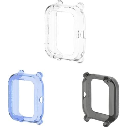 Smart Watch Anti-dust Case Waterproof Protector Cover Soft Shockproof Protective Shell Compatible with Amazfit-GTS2mini