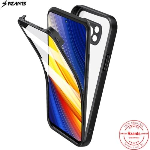 Rzants ForXiaomi POCO X3 NFC POCO X3 Pro Case [360 Full Body] Bettle Clear Cover WITHOUT Built in Screen Protector Thin Casing