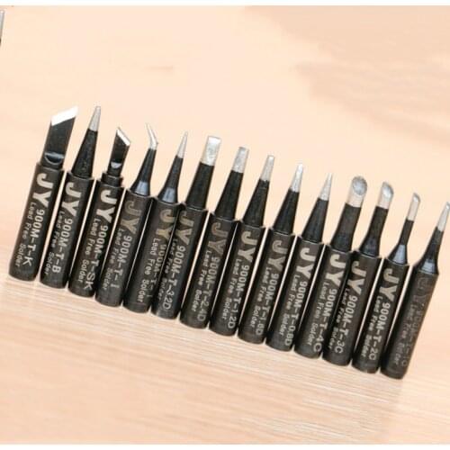 1PCS JY BLACK Lead-Free Soldering Solder Iron Tips 900M-T-K for Hakko 936 fx888/888D SAIKE 909D/852 CXG 936d