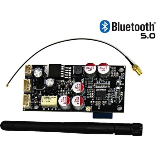 Bluetooth 5.0 Decoder Board DAC With Antenna Bluetooth Audio Receiver PCM5102A Decoding AUX 16bit 48KHZ For Amplifiers F6-004