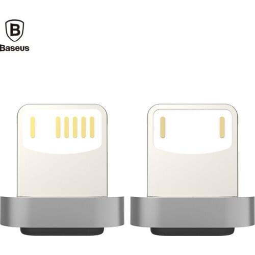 For apple lightning magnetic usb cable adapter for iPhone xs max xr x 8 7 6s plus 5 usb charger cable fast Charging 2.4A micro