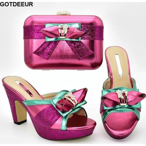 Fashion Shoe and Bag Set for Party In Women Italian Shoe and Bag Set for Party In Women Ladies Sandals with Heels Bridal Shoes