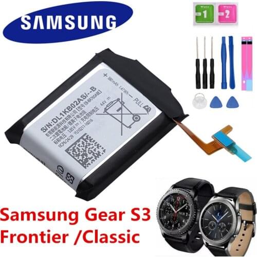 Samsung Original eb br760 Battery EB-BR760ABE For Samsung Gear S3 Frontier Classic For EB-BR760A SM-R760 SM-R770 SM-R765 380mAh