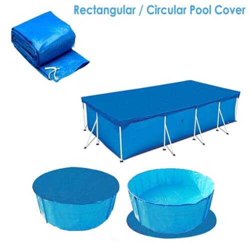 Rectangular Pool Cover Tarpaulin Solar Swimming Pool Protection Rainproof Cloth Heat Insulation Film for Swim Pool Accessories