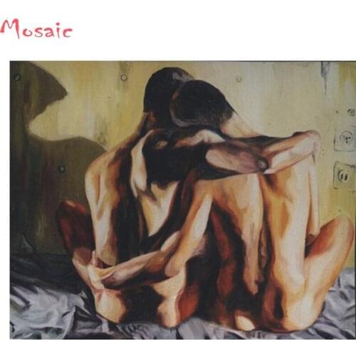 Sale Diamond embroidery animal painting Gay Couple diamond mosaic full square diamond painting for people picture of rhinestones