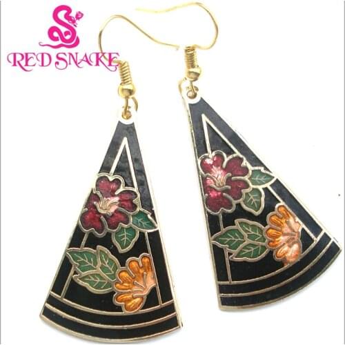 Женские серебрянные серьги RED SNAKE China At AliExpress