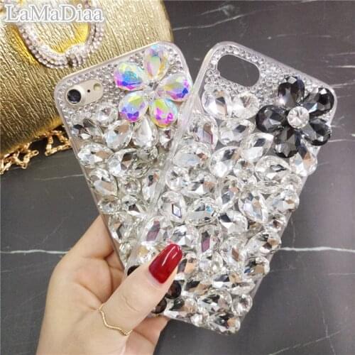 Mobile Phone Bag 3D Bling Case Crystal Diamond Rhinestone Cover Case For iPhone 11 12 Pro MAX X XS MAX XR 6S Plus 7 8 Plus Case