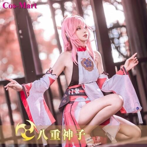 Hot Game Genshin Impact Yae Cosplay Costume Female Fashion Battle Uniform Activity Party Role Play Clothing XS-XXL New Arrival