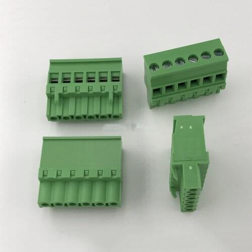 1 set 5.08MM vertical plug side terminal 5.08 plug male and female terminal table