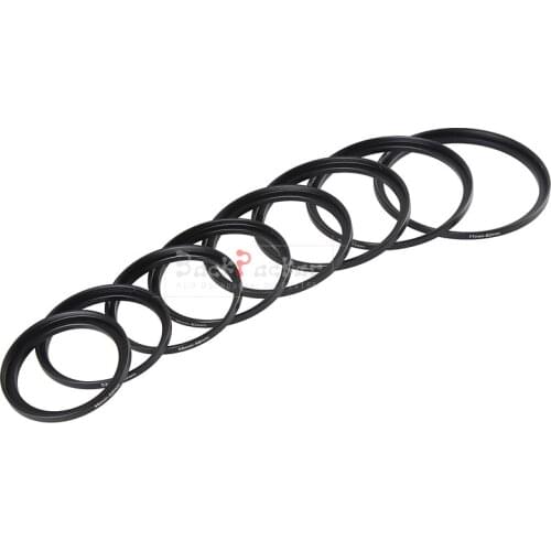 1 Sets Metal Camera Lens Filter Adapter Ring Male to Female Step Up Filter Size Set Mount 49/52/55/58/62/67/72/77mm