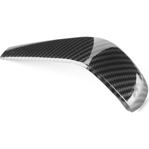 1PC Carbon Fiber Color Car Gear Shift Head Trim Car Decorative Accessory Fit For BMW E90 E92 E93 E87 3 Series 1 Series 2005-2012