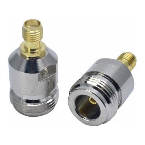 10pcs N Female To SMA Female Jack RF Coaxial Adapter Connectors