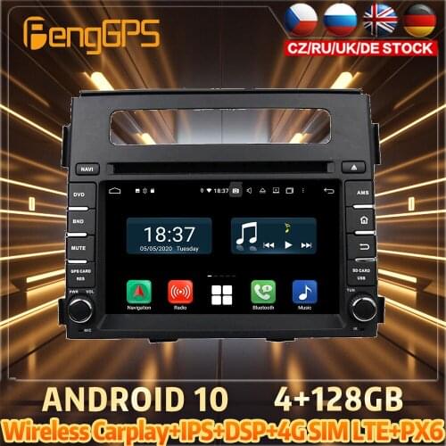 128G Android10 PX6 DSP For KIA SOUL 2011 2013 Car DVD GPS Navigation Auto Radio Stereo Video Multifunction CarPlay HeadUnit