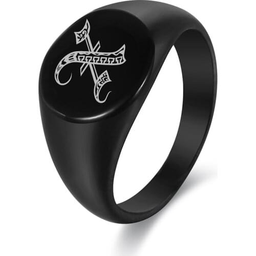 13mm Chunky Letter Ring for Women 316L Stainless Steel Initials Name Alphabet Female Ring Party Customized Jewelry DHR443