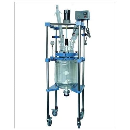 20L,Jacketed Glass Reactor, 20000ml Chemical Vessel, Reaction Tank
